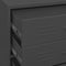 vidaXL Chest of Drawers Anthracite 80x35x101.5 cm Steel