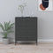 vidaXL Chest of Drawers Anthracite 80x35x101.5 cm Steel