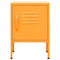 vidaXL Nightstand Mustard Yellow 35x35x51 cm Steel