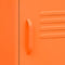 vidaXL Nightstand Orange 35x35x51 cm Steel