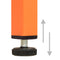 vidaXL Nightstand Orange 35x35x51 cm Steel