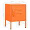 vidaXL Nightstand Orange 35x35x51 cm Steel
