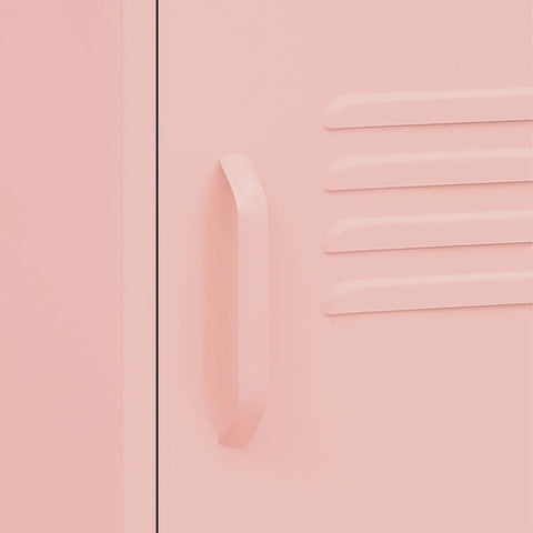 vidaXL Nightstand Pink 35x35x51 cm Steel