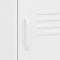vidaXL Nightstand White 35x35x51 cm Steel