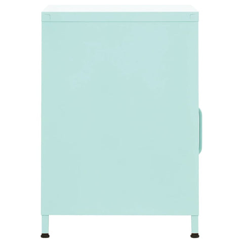 vidaXL Nightstand Mint 35x35x51 cm Steel
