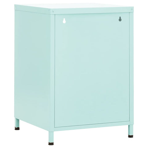 vidaXL Nightstand Mint 35x35x51 cm Steel