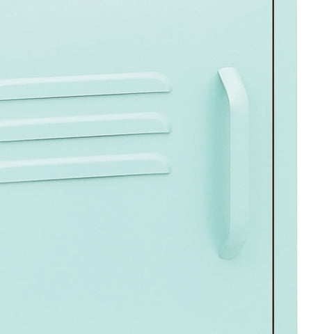 vidaXL Nightstand Mint 35x35x51 cm Steel