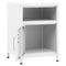 vidaXL Nightstand White 35x35x51 cm Steel