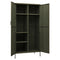 vidaXL Wardrobe Olive Green 90x50x180 cm Steel