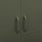 vidaXL Wardrobe Olive Green 90x50x180 cm Steel