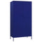 vidaXL Wardrobe Navy Blue 90x50x180 cm Steel