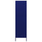 vidaXL Wardrobe Navy Blue 90x50x180 cm Steel