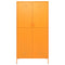 vidaXL Wardrobe Mustard Yellow 90x50x180 cm Steel