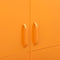 vidaXL Wardrobe Mustard Yellow 90x50x180 cm Steel