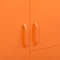 vidaXL Wardrobe Orange 90x50x180 cm Steel