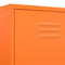 vidaXL Wardrobe Orange 90x50x180 cm Steel