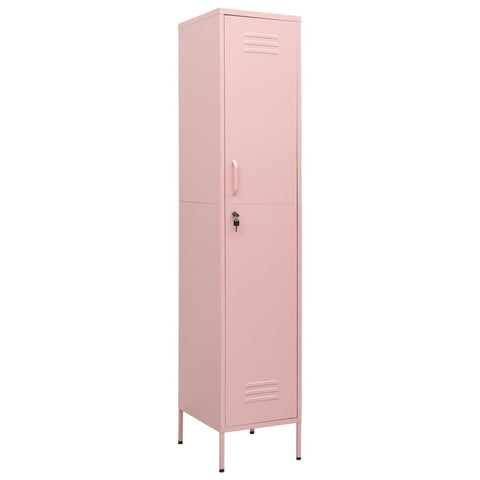 vidaXL Locker Cabinet Pink 35x46x180 cm Steel