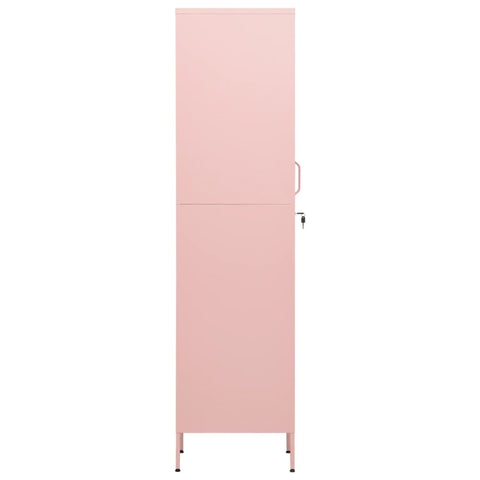 vidaXL Locker Cabinet Pink 35x46x180 cm Steel