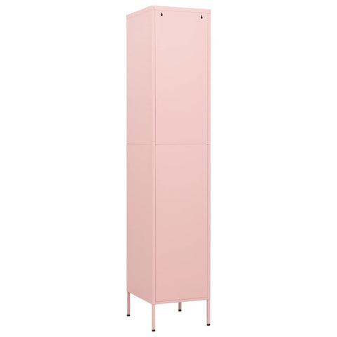 vidaXL Locker Cabinet Pink 35x46x180 cm Steel