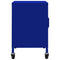 vidaXL Storage Cabinet Navy Blue 60x35x56 cm Steel