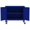 vidaXL Storage Cabinet Navy Blue 60x35x56 cm Steel