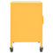 vidaXL Storage Cabinet Mustard Yellow 60x35x56 cm Steel