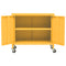 vidaXL Storage Cabinet Mustard Yellow 60x35x56 cm Steel