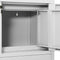 vidaXL Office Cabinet Light Grey 90x40x102 cm Steel