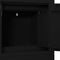 vidaXL Office Cabinet Black 90x40x102 cm Steel