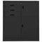 vidaXL Office Cabinet Anthracite 90x40x102 cm Steel