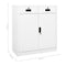 vidaXL Office Cabinet White 90x40x102 cm Steel