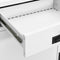vidaXL Office Cabinet White 90x40x102 cm Steel