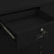 vidaXL Office Cabinet Black 90x40x102 cm Steel