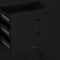 vidaXL Office Cabinet Black 90x40x180 cm Steel