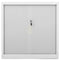 vidaXL Sliding Door Cabinet Grey 90x40x90 cm Steel