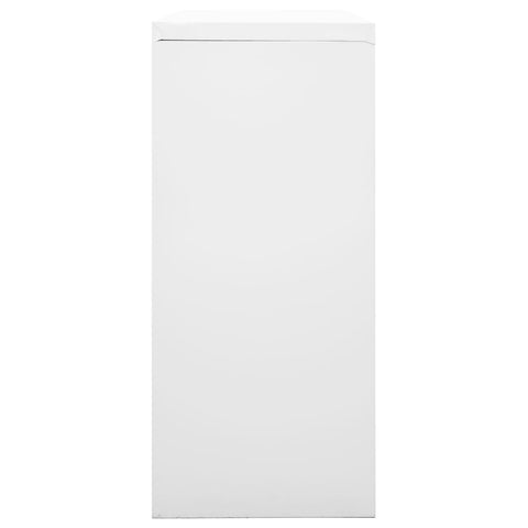 vidaXL Sliding Door Cabinet Grey 90x40x90 cm Steel