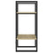 vidaXL 2-Tier Book Cabinet Sonoma Oak 40x30x70 cm Engineered Wood