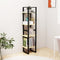 vidaXL 4-Tier Book Cabinet 40x30x140 cm Solid Pine Wood