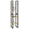 vidaXL 4-Tier Book Cabinet 40x30x140 cm Solid Pine Wood