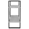 vidaXL 2-Tier Book Cabinet Concrete Grey 80x30x70 cm Engineered Wood