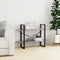 vidaXL 2-Tier Book Cabinet Concrete Grey 100x30x70 cm Engineered Wood