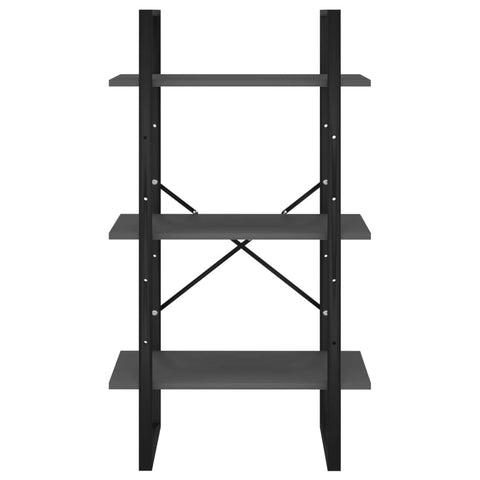 vidaXL Storage Shelf Grey 60x30x105 cm Engineered Wood
