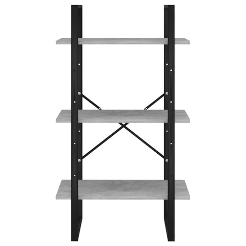 vidaXL Storage Shelf Concrete Grey 60x30x105 cm Engineered Wood