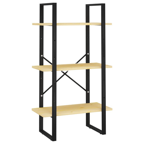 vidaXL Storage Shelf 60x30x105 cm Solid Pine Wood