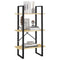 vidaXL Storage Shelf 60x30x105 cm Solid Pine Wood