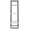 vidaXL Storage Shelf White 60x30x105 cm Solid Pine Wood