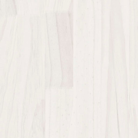 vidaXL Storage Shelf White 60x30x105 cm Solid Pine Wood