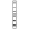 vidaXL Storage Shelf Grey 60x30x210 cm Engineered Wood
