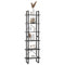vidaXL Storage Shelf Grey 60x30x210 cm Engineered Wood