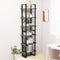 vidaXL Storage Shelf Grey 60x30x210 cm Engineered Wood